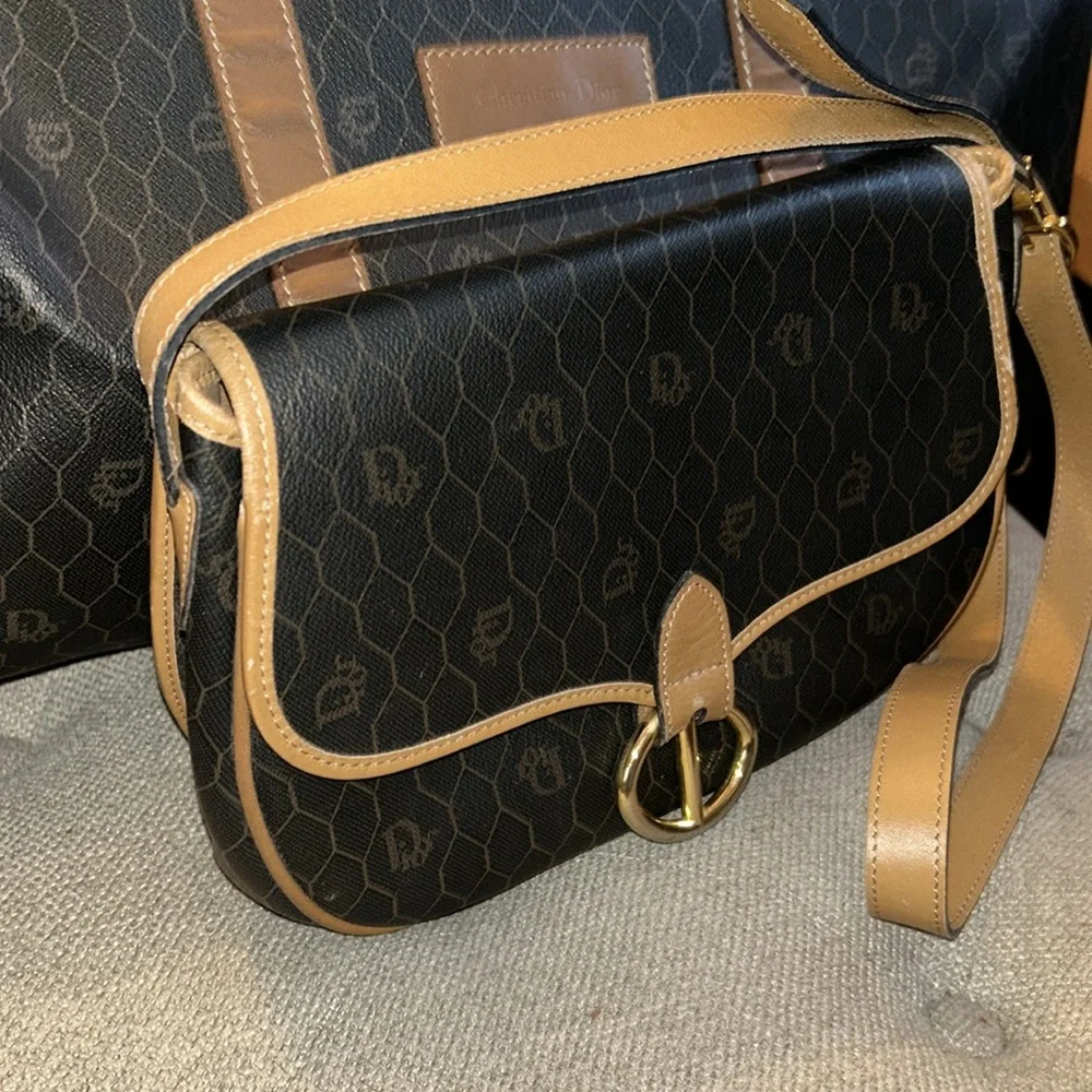 Christian Dior Honeycomb Boston & Shoulder/Crossbody bags 💯 % AUTHENTIC - Picture 13 of 17